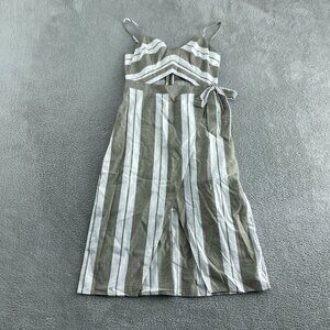 Express | Dresses | Express Beige Midi Dress With Button Detail | Poshmark